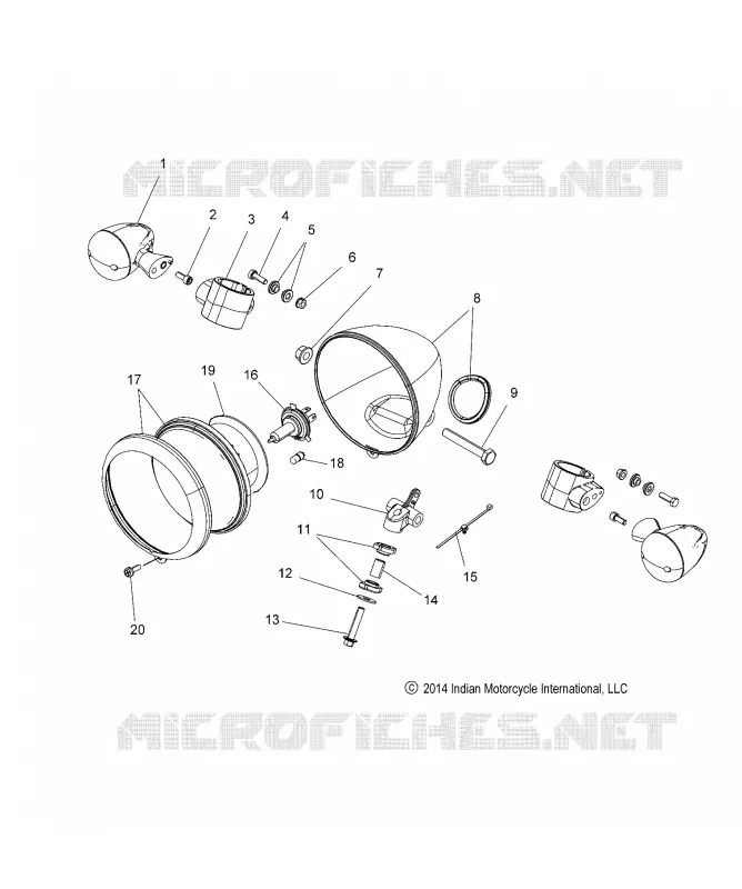 ELECTRICITE, HEADLIGHT AND TURN SIGNALS