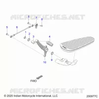 SYSTÃˆME DE TRANSMISSION, SHIFT PEDAL AND SHIFT LINKAGE