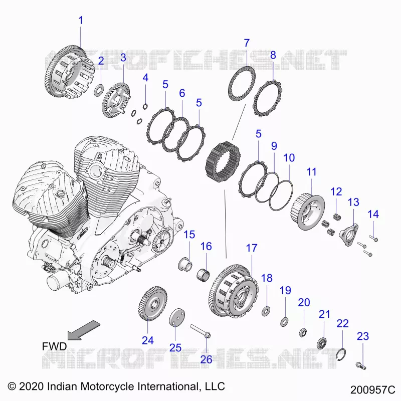 SYSTÃˆME DE TRANSMISSION, CLUTCH AND PRIMARY DRIVE