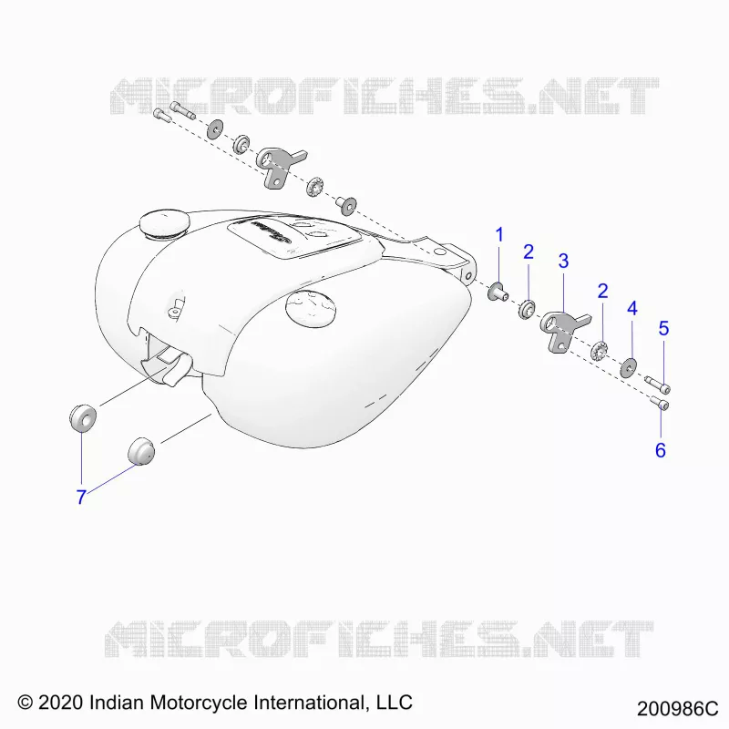 SYSTÃˆME D'ALIMENTATION, FUEL TANK MOUNTING