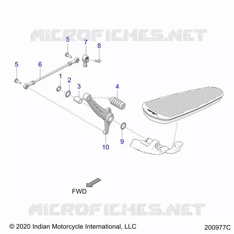 SYSTÃˆME DE TRANSMISSION, SHIFT PEDAL AND SHIFT LINKAGE