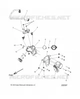 SYSTÃˆME D'ALIMENTATION, FUEL CLAM SHELL/THROTTLE BODY