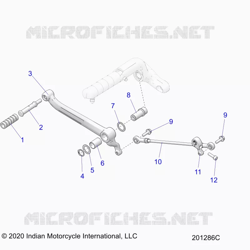 SYSTÃˆME DE TRANSMISSION, SHIFT PEDAL AND LINKAGE