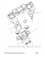 CARENAGES ASM, INSTRUMENT PANEL MNTG.