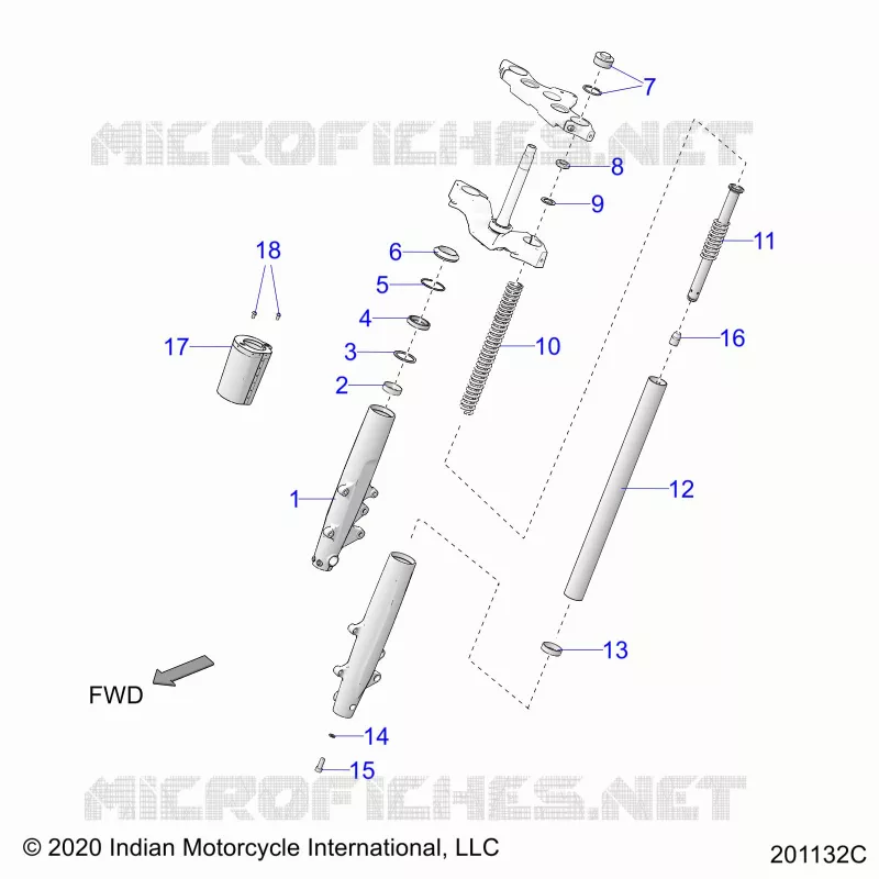 SUSPENSION AVANT FORKS