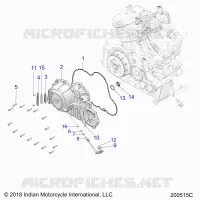 ENGINE, PRIMARY & COUVERCLE D'EMBRAYAGE