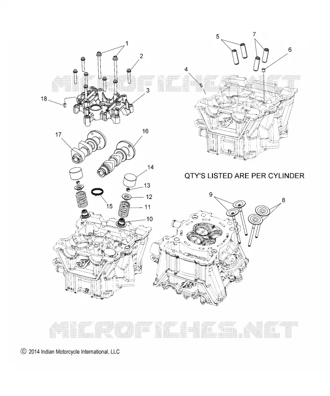 ENGINE, CULASSE ASM.