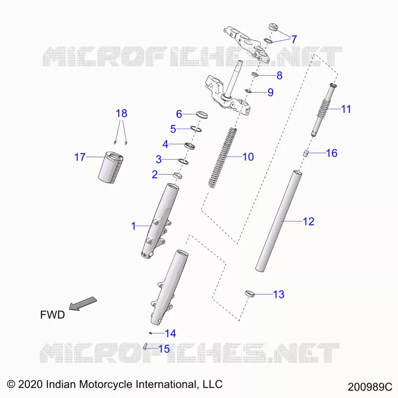 SUSPENSION AVANT FORKS