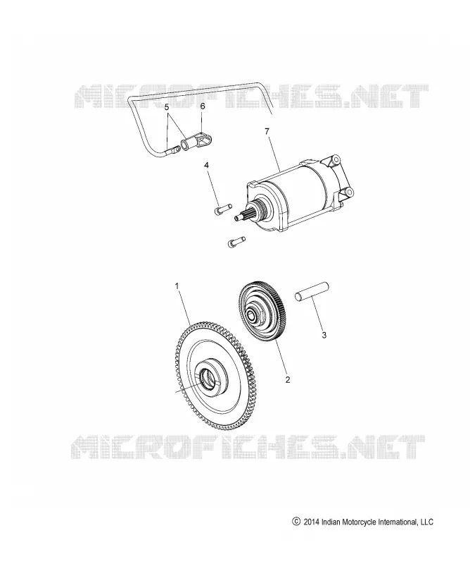 STARTER MOTOR - N15MSA00AA/AB/AC/AE (49INDIANSTARTER15SCOUT)